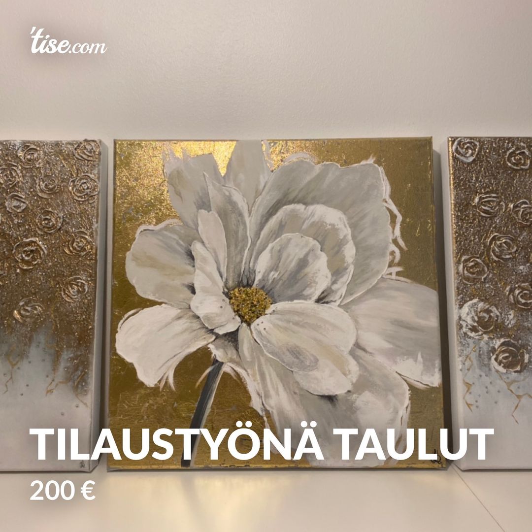 Tilaustyönä taulut