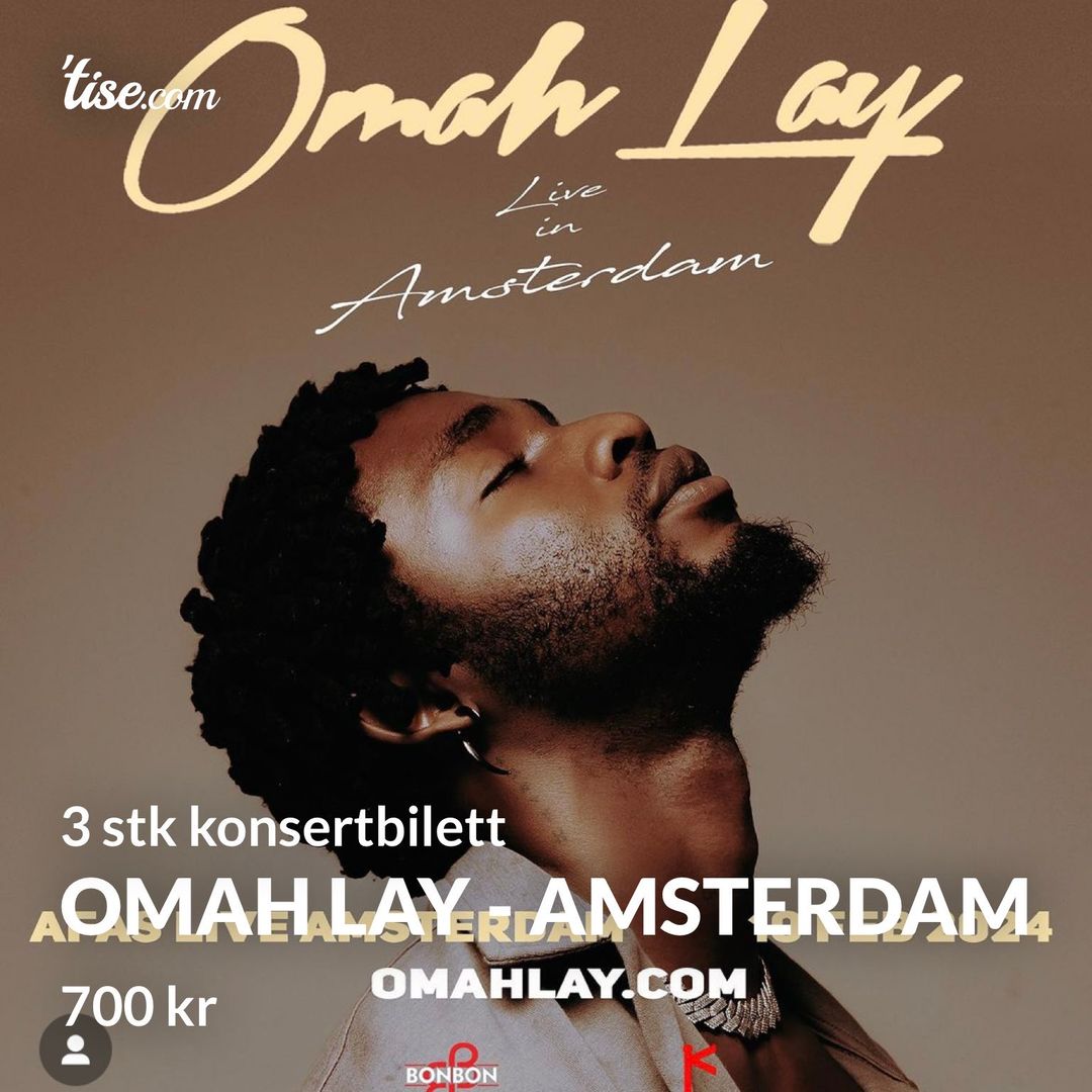 Omah lay - Amsterdam