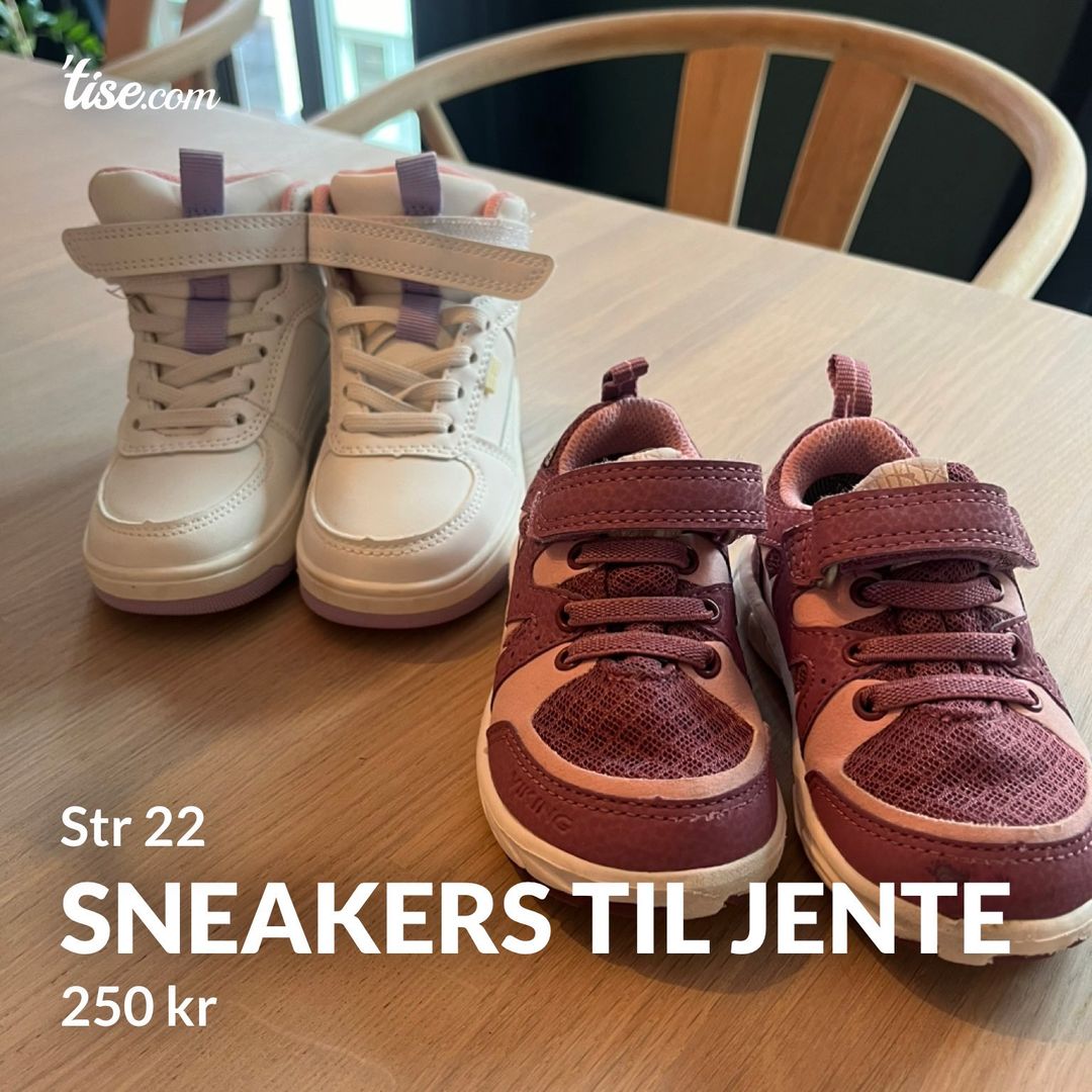 Sneakers til jente