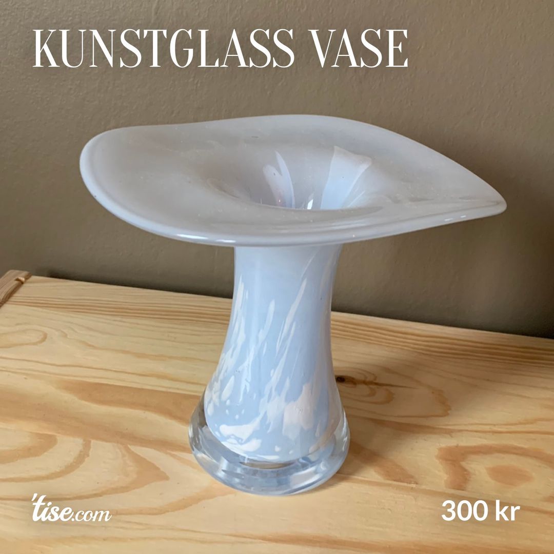 Kunstglass vase