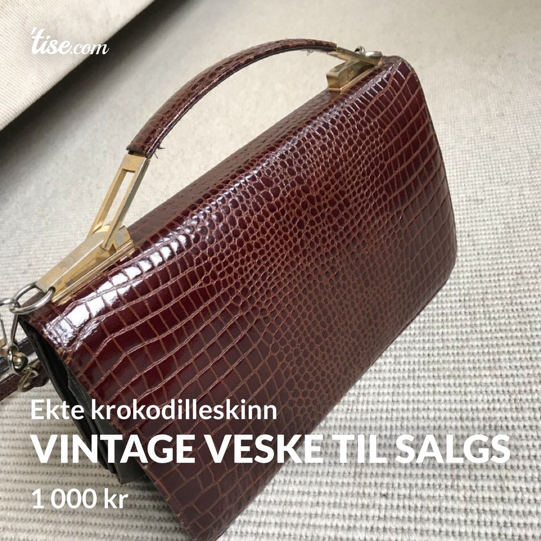 Vintage veske til salgs