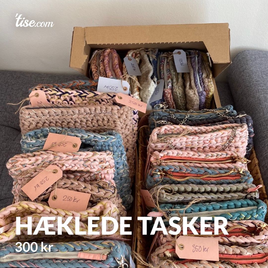 Hæklede tasker