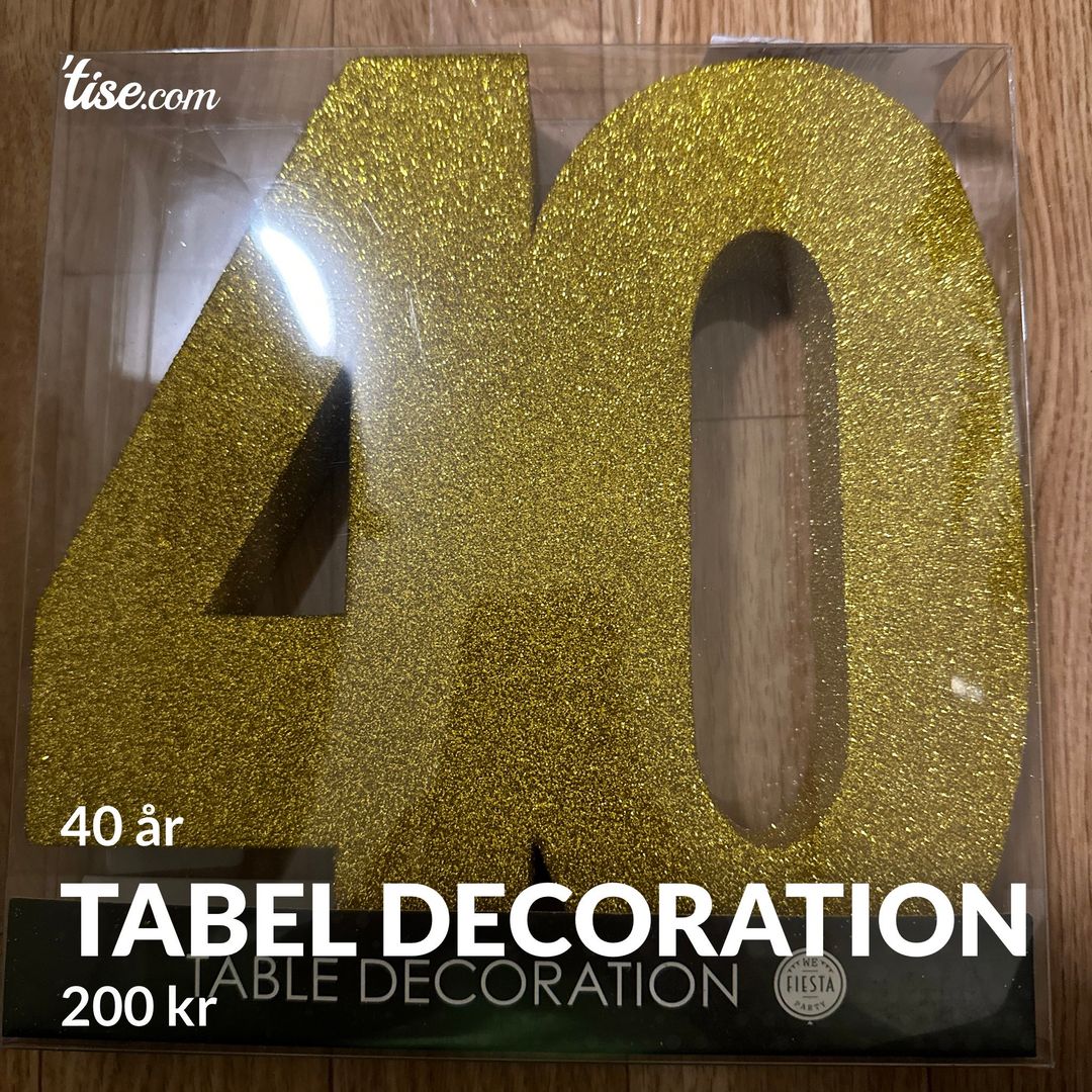 Tabel decoration