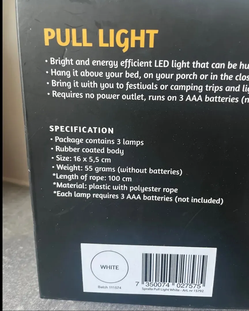 Pull light