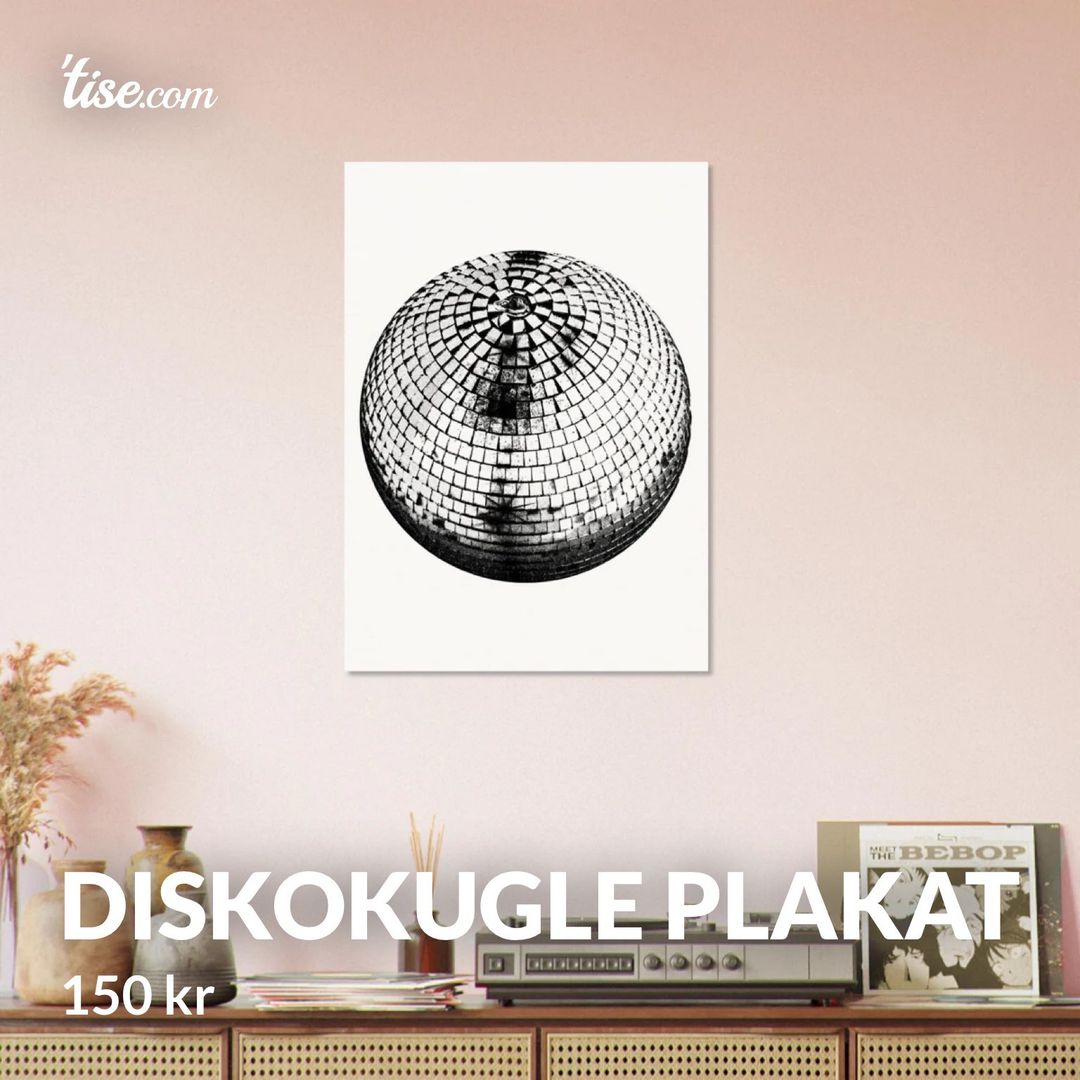 Diskokugle plakat