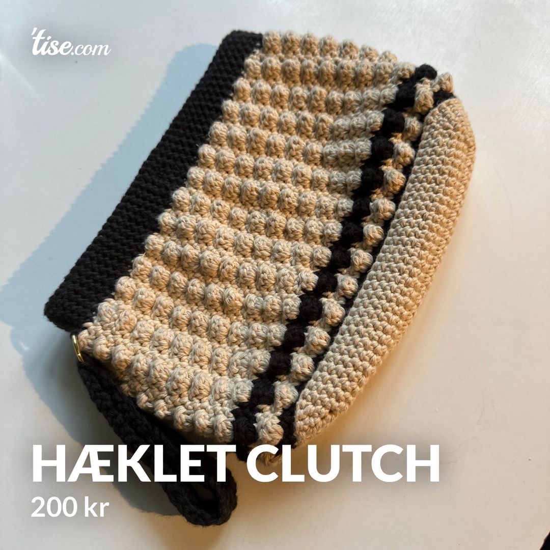 Hæklet clutch