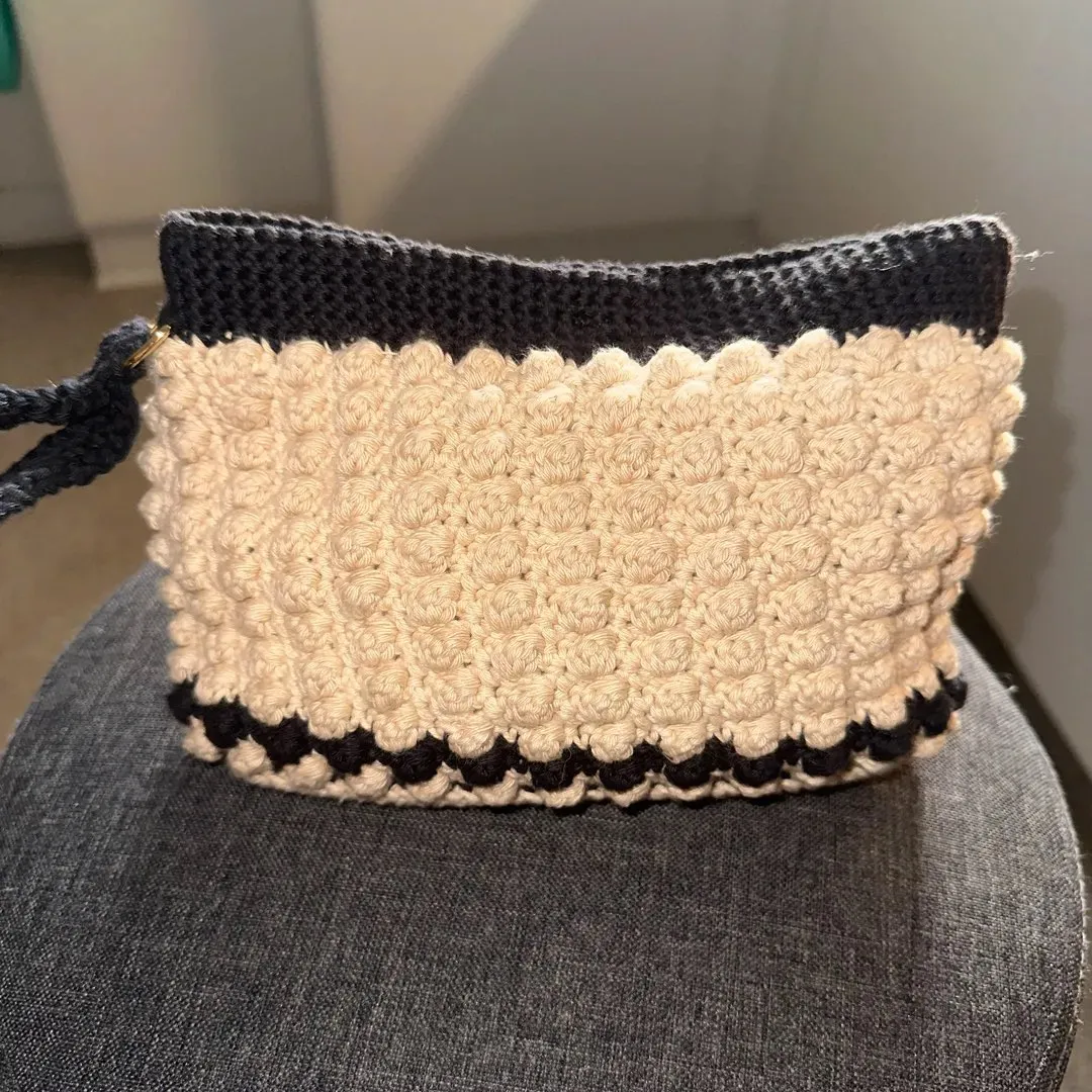 Hæklet clutch