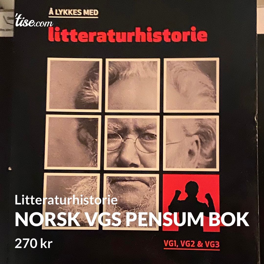 Norsk vgs pensum bok