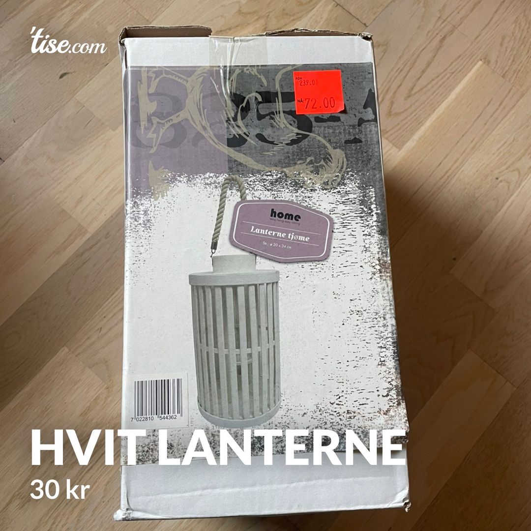 Hvit lanterne