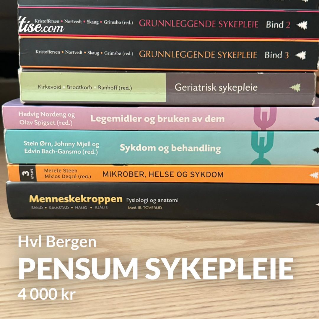 Pensum sykepleie