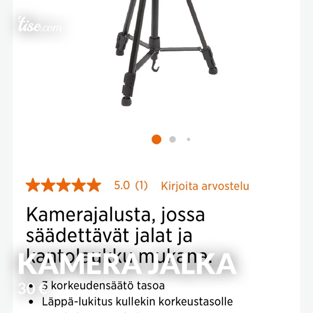 Kamera jalka