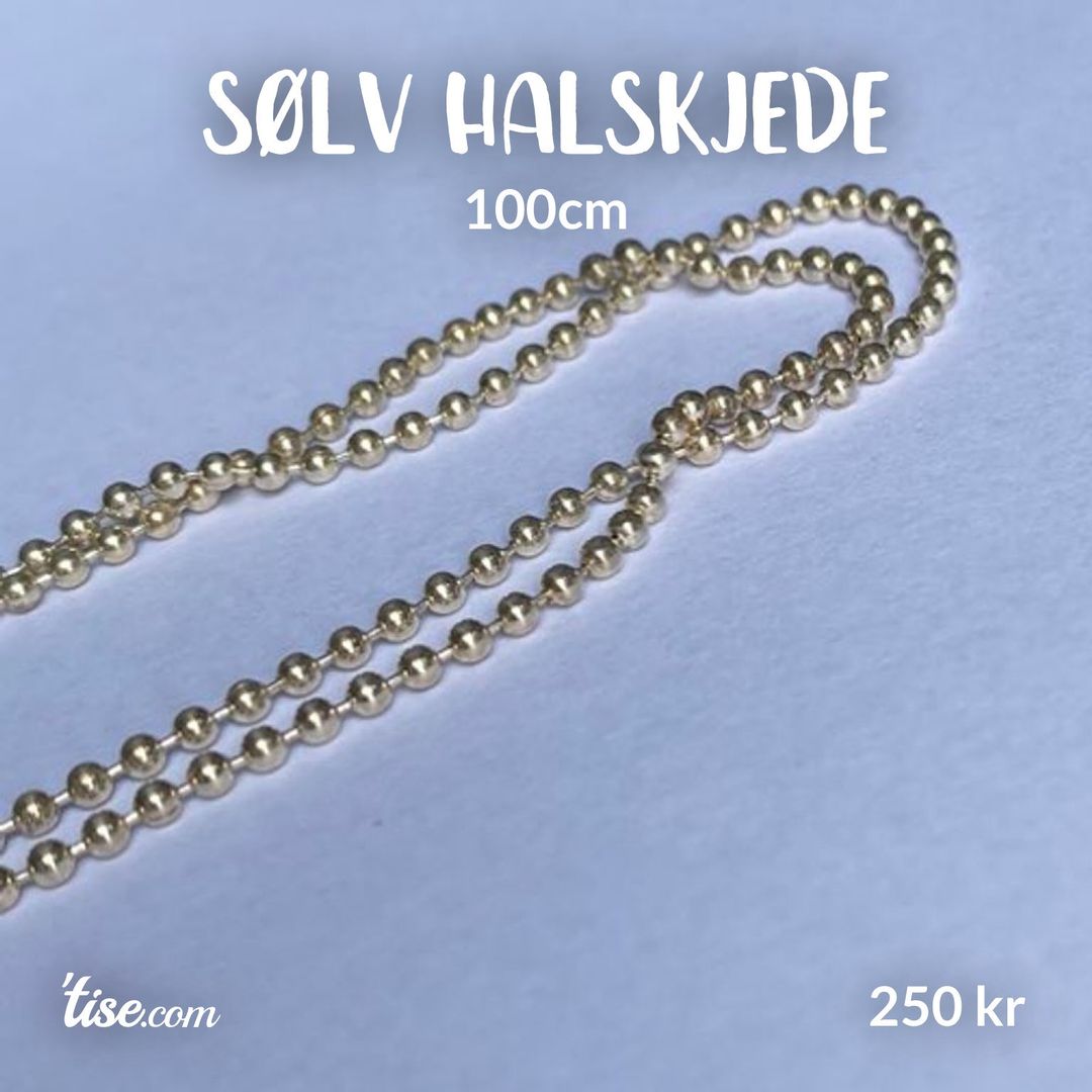 Sølv halskjede