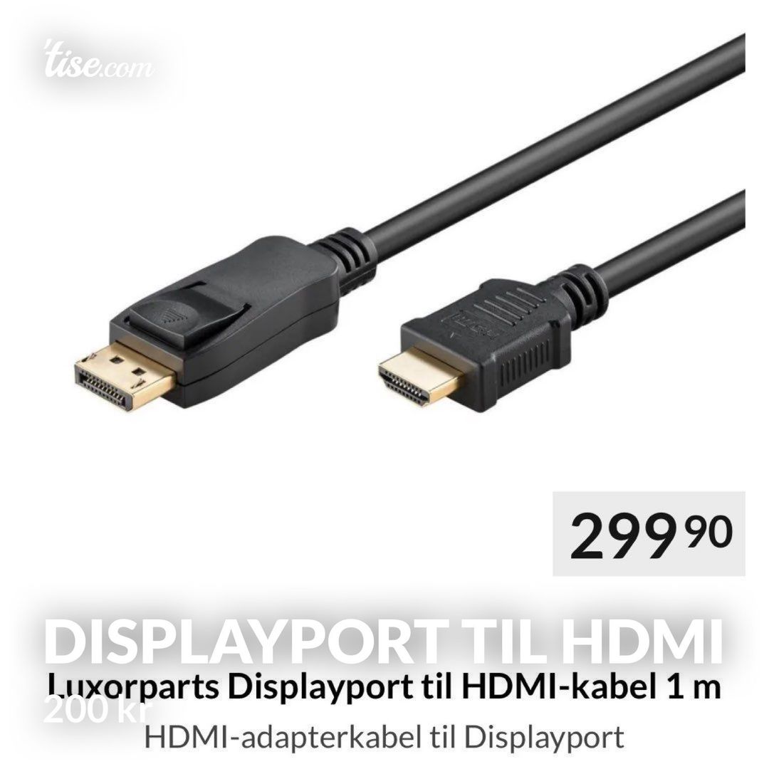 Displayport til HDMI