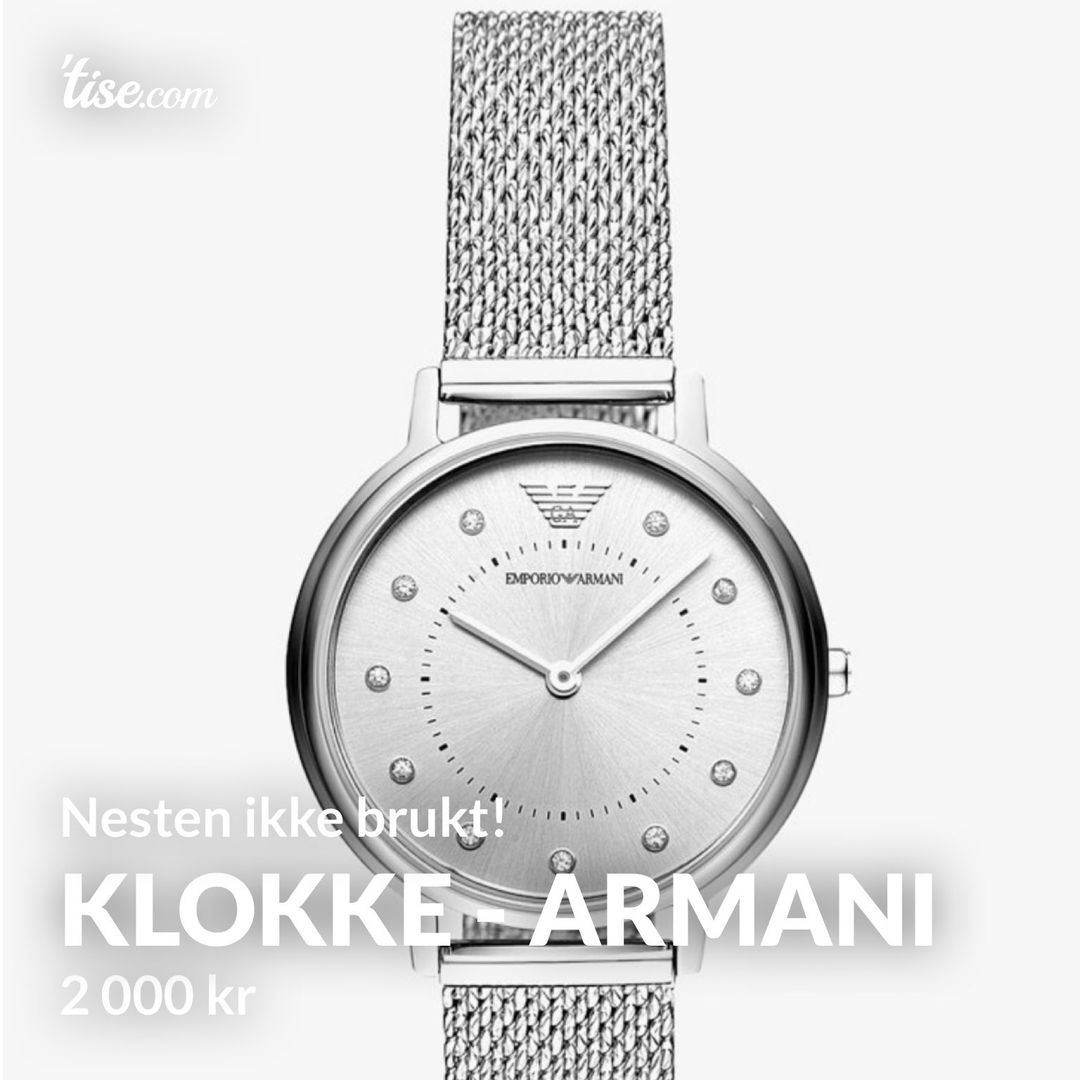 Klokke - Armani