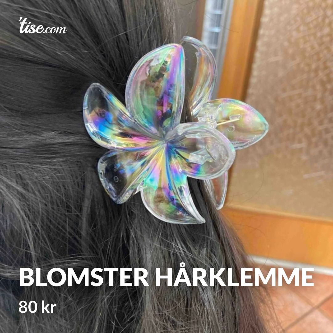 Blomster hårklemme