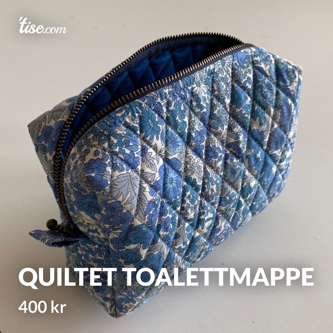 Quiltet toalettmappe