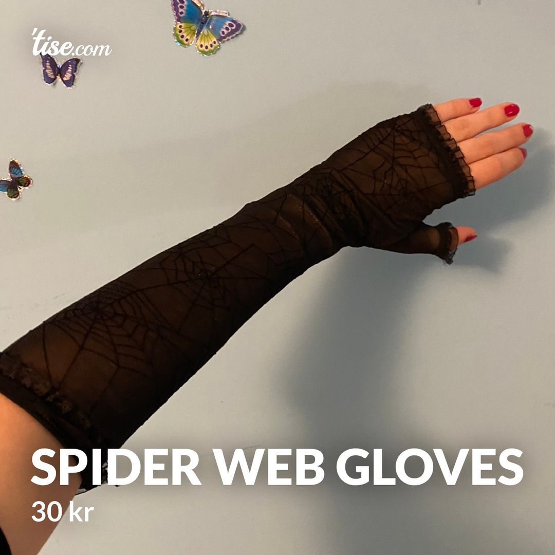 Spider web gloves