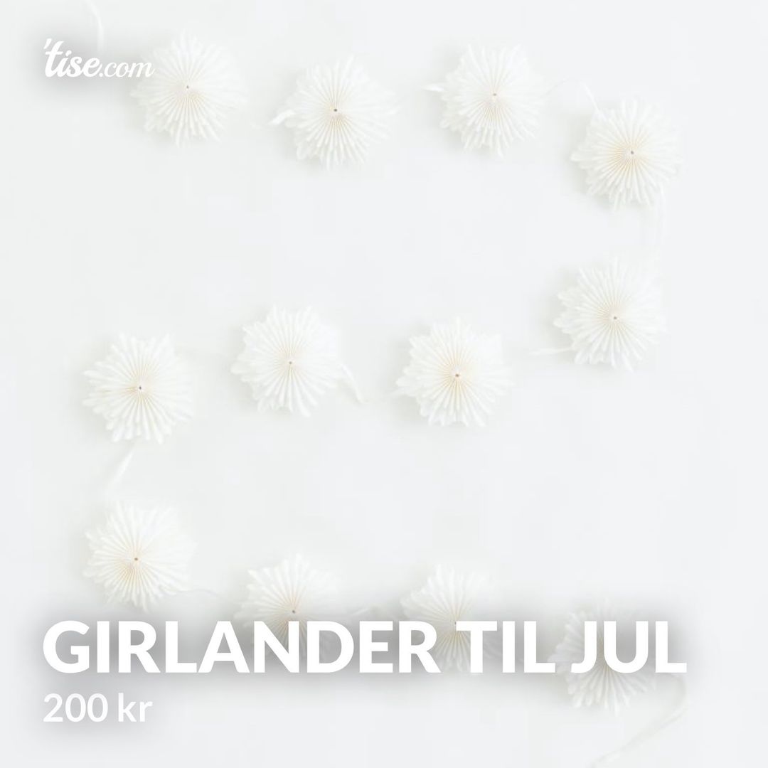 Girlander til jul