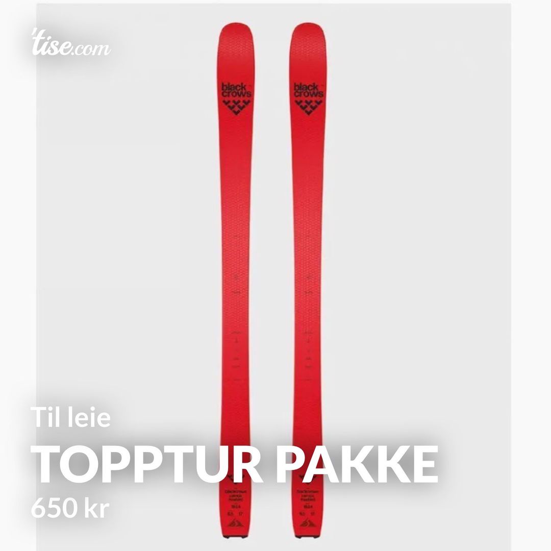 Topptur pakke