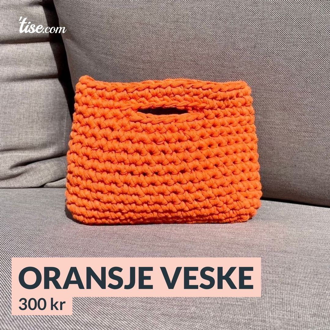 Oransje veske