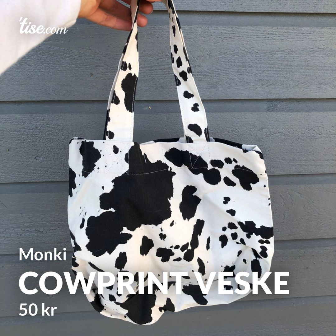 Cowprint veske