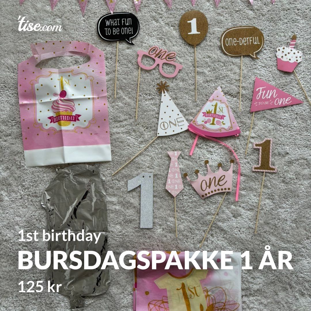 Bursdagspakke 1 år