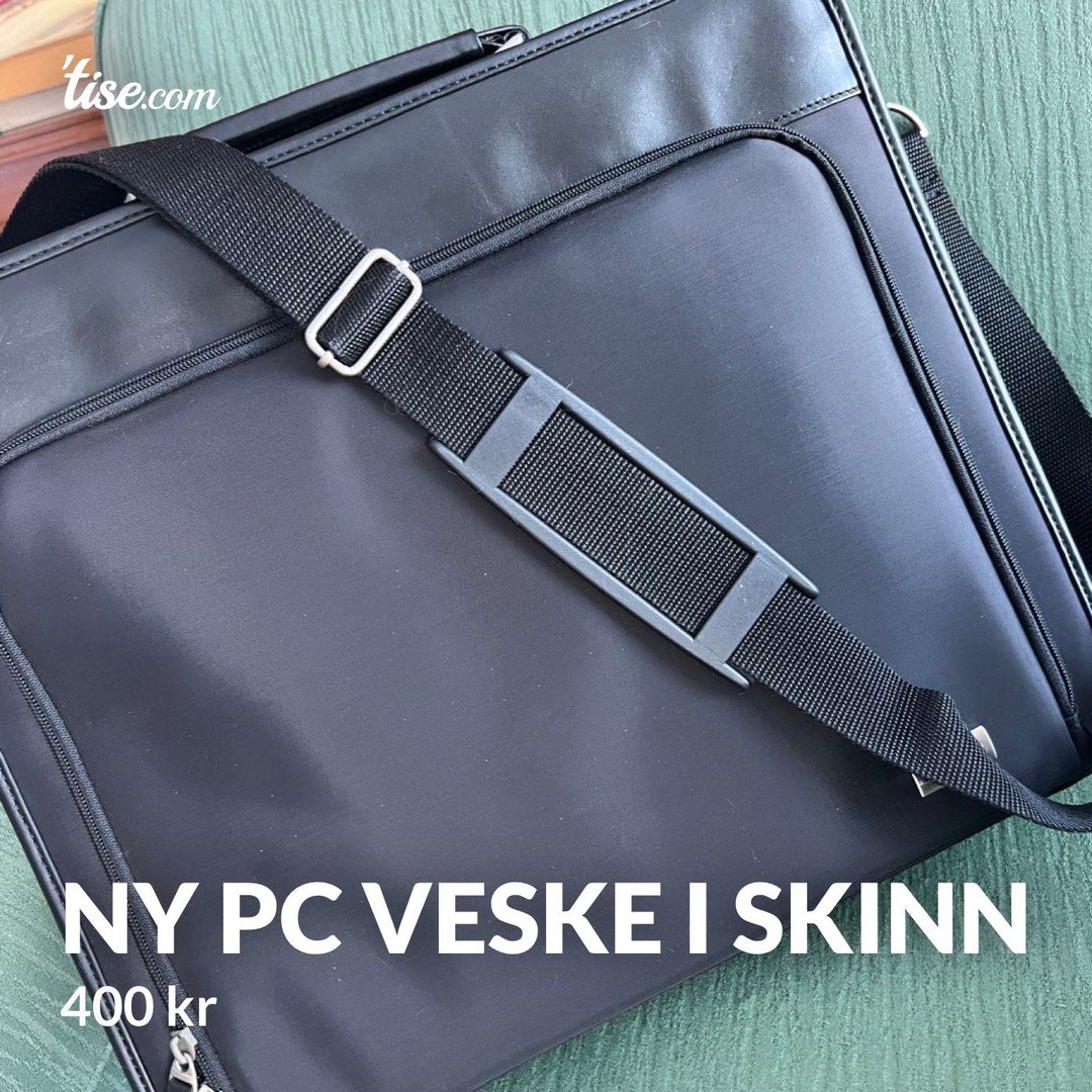 Ny pc veske i skinn