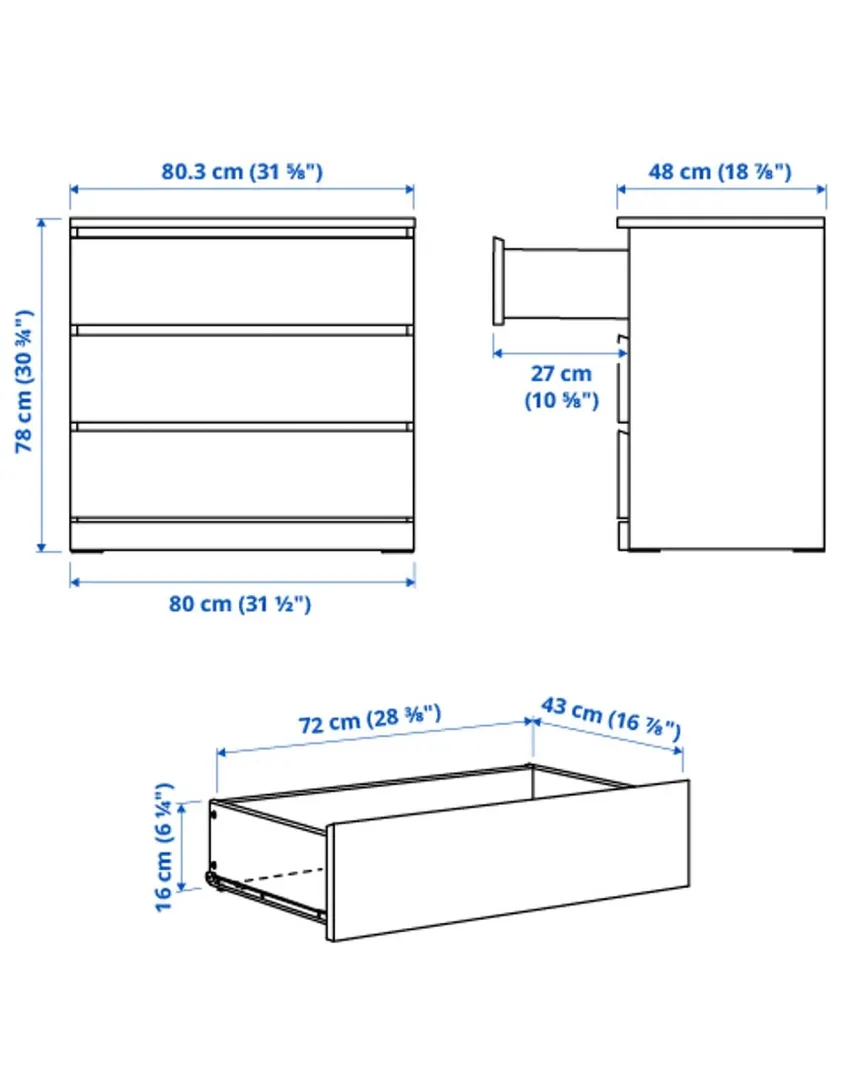 MALM kommode