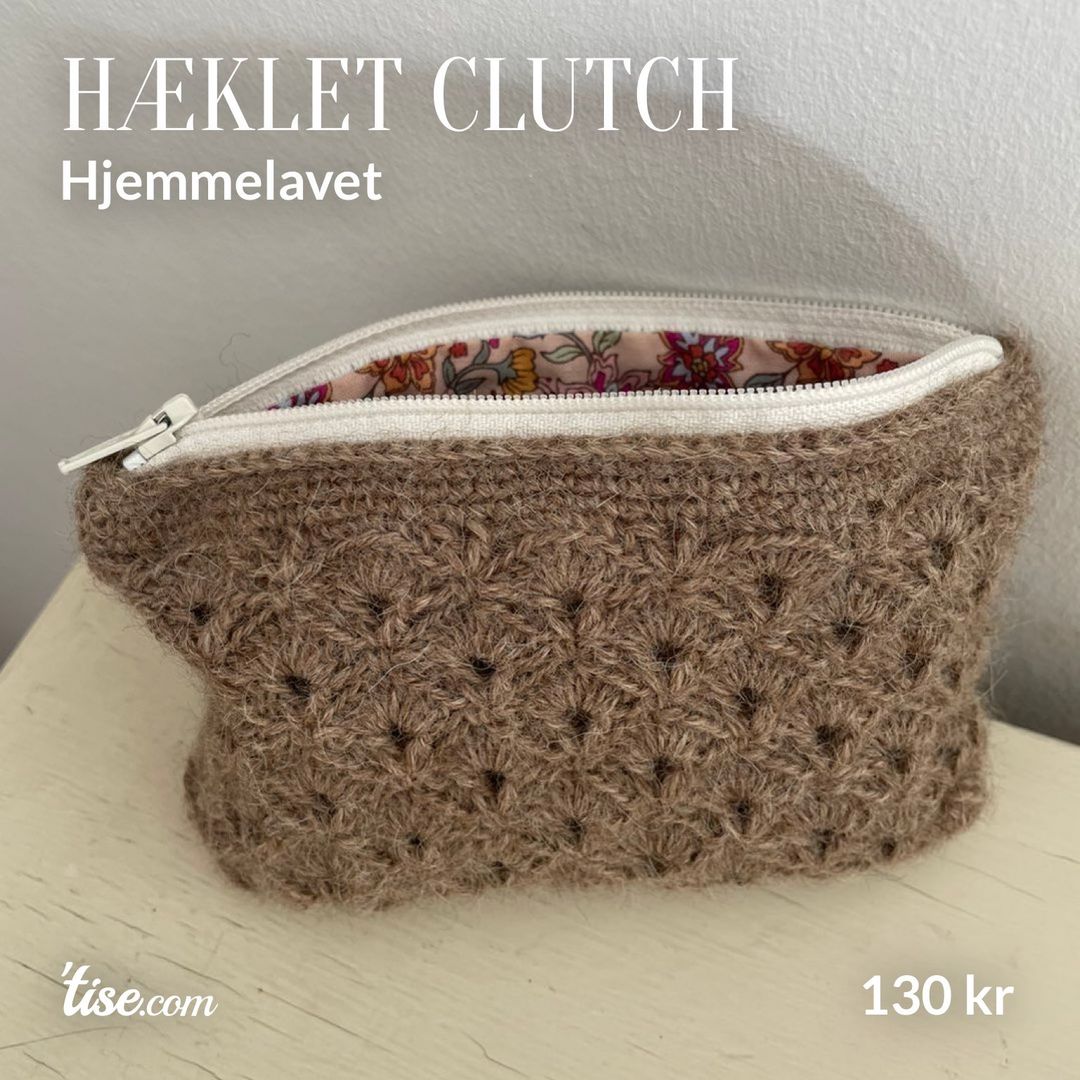 Hæklet clutch