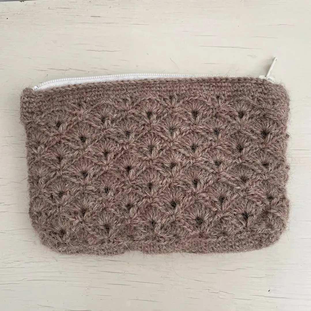 Hæklet clutch