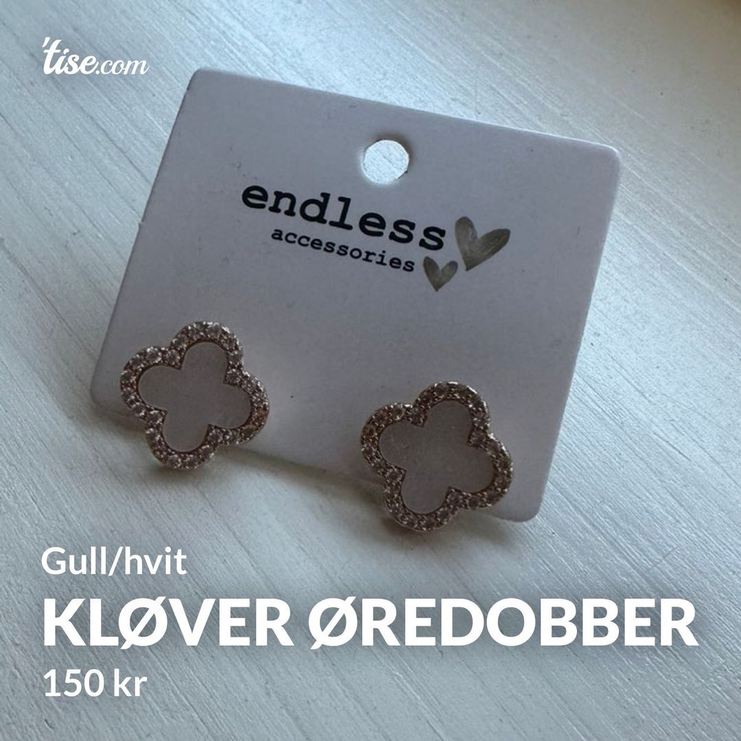 Kløver øredobber