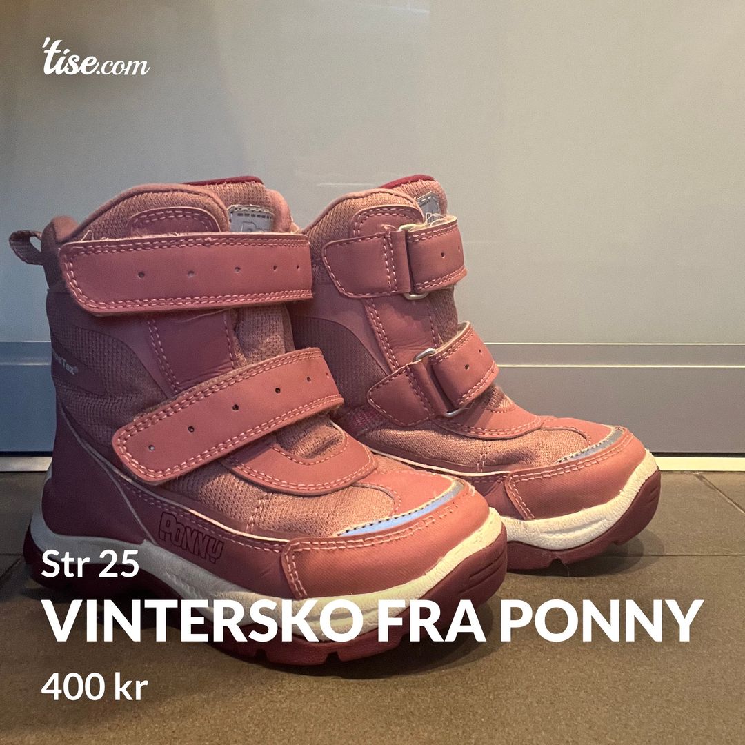 Vintersko fra Ponny