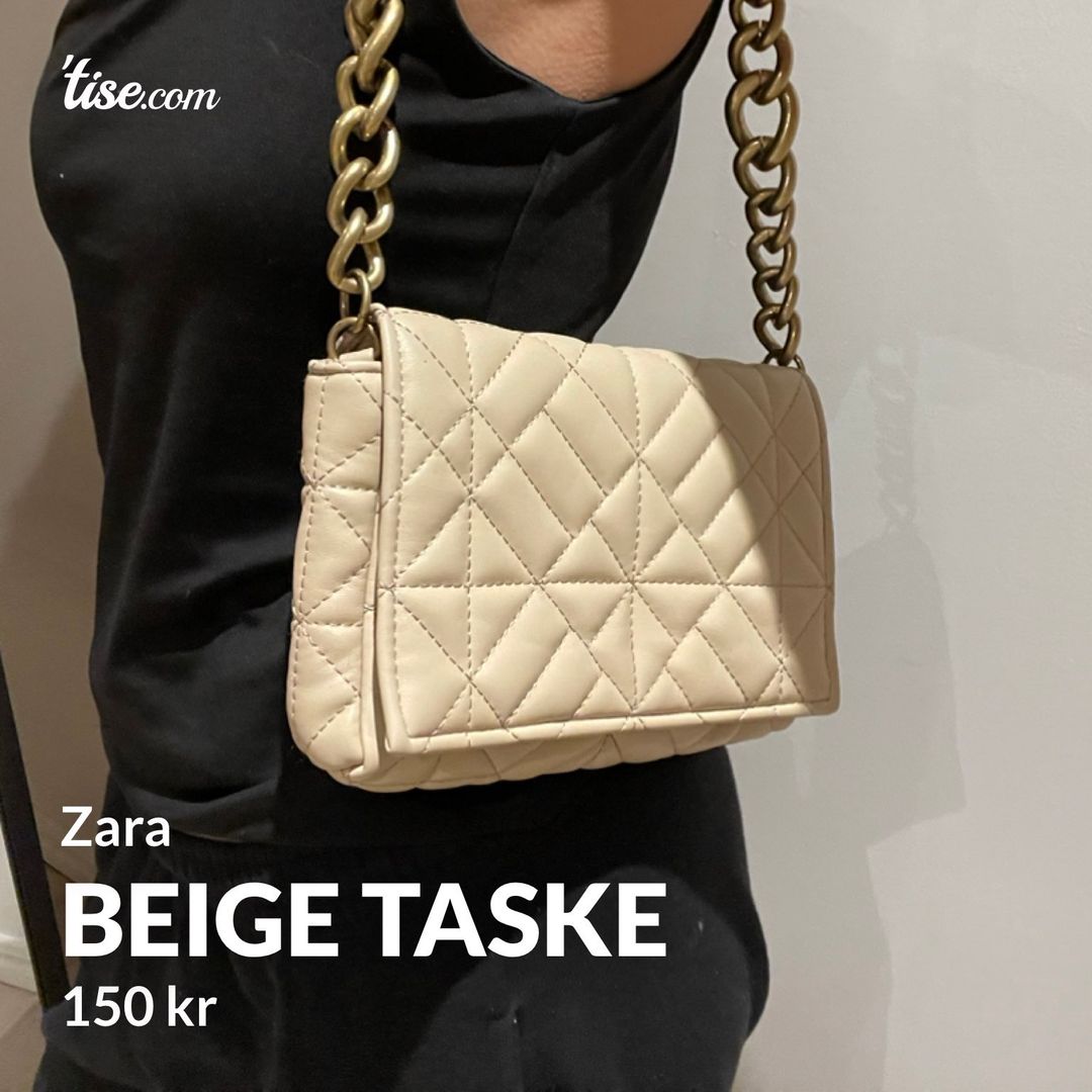 Beige taske