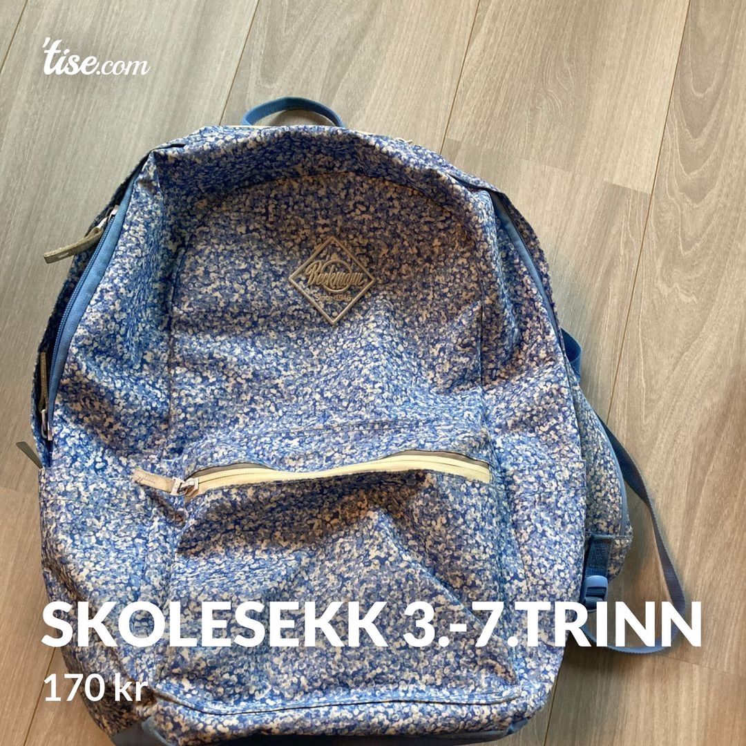 Skolesekk 3-7trinn