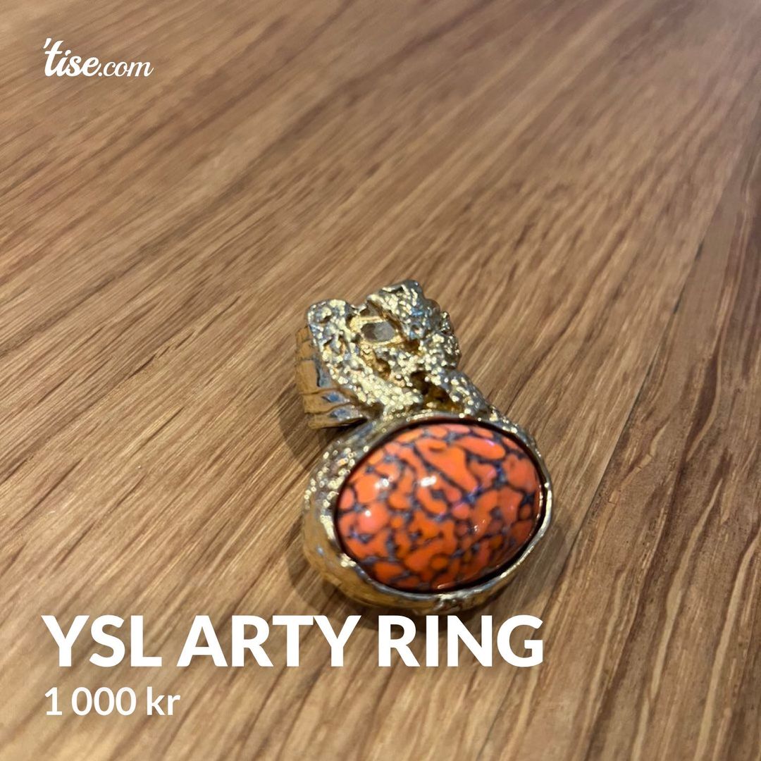 YSL arty ring