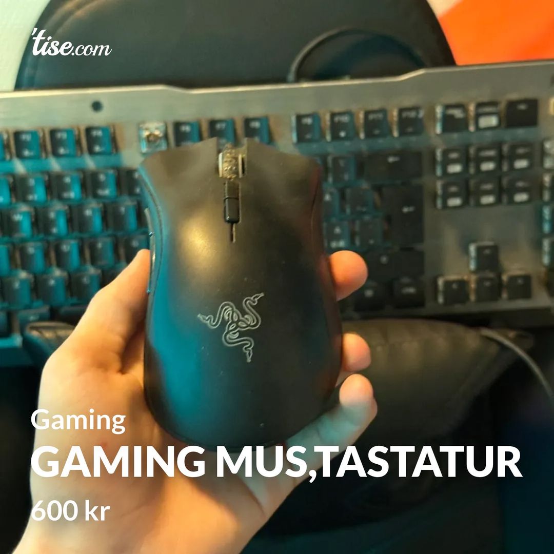 Gaming mustastatur