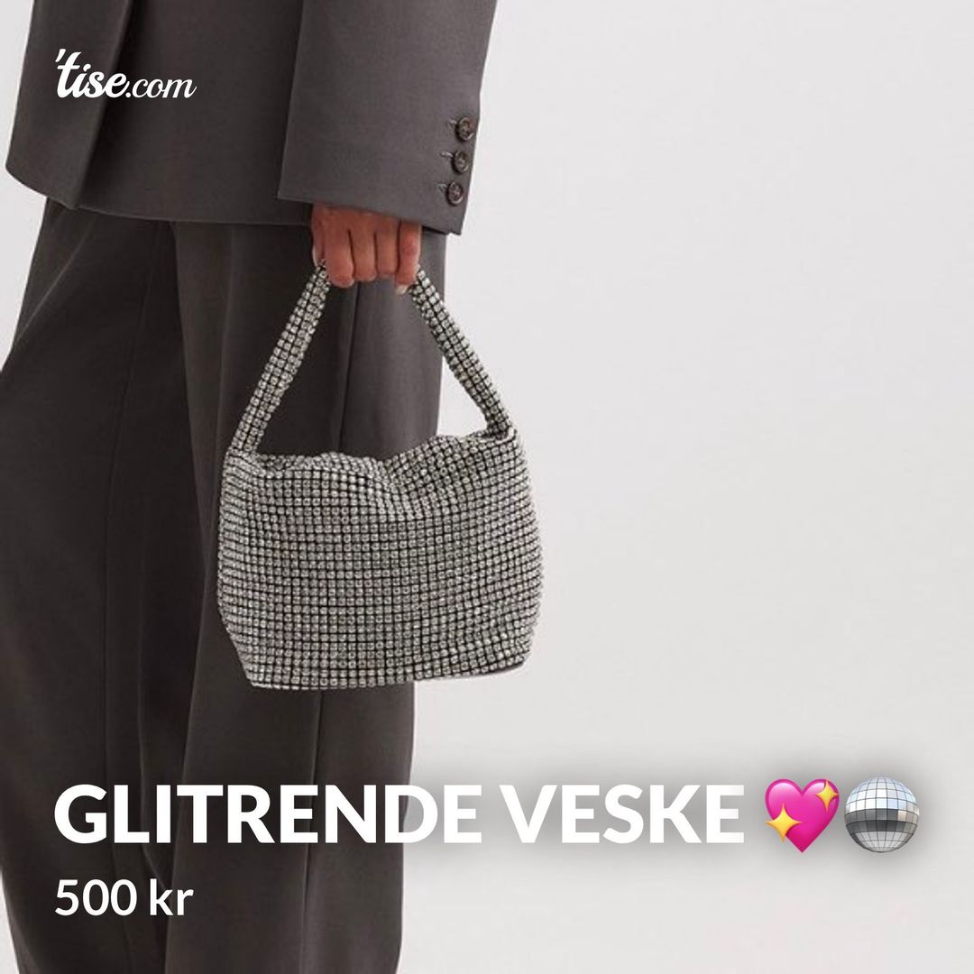 Glitrende veske 💖🪩