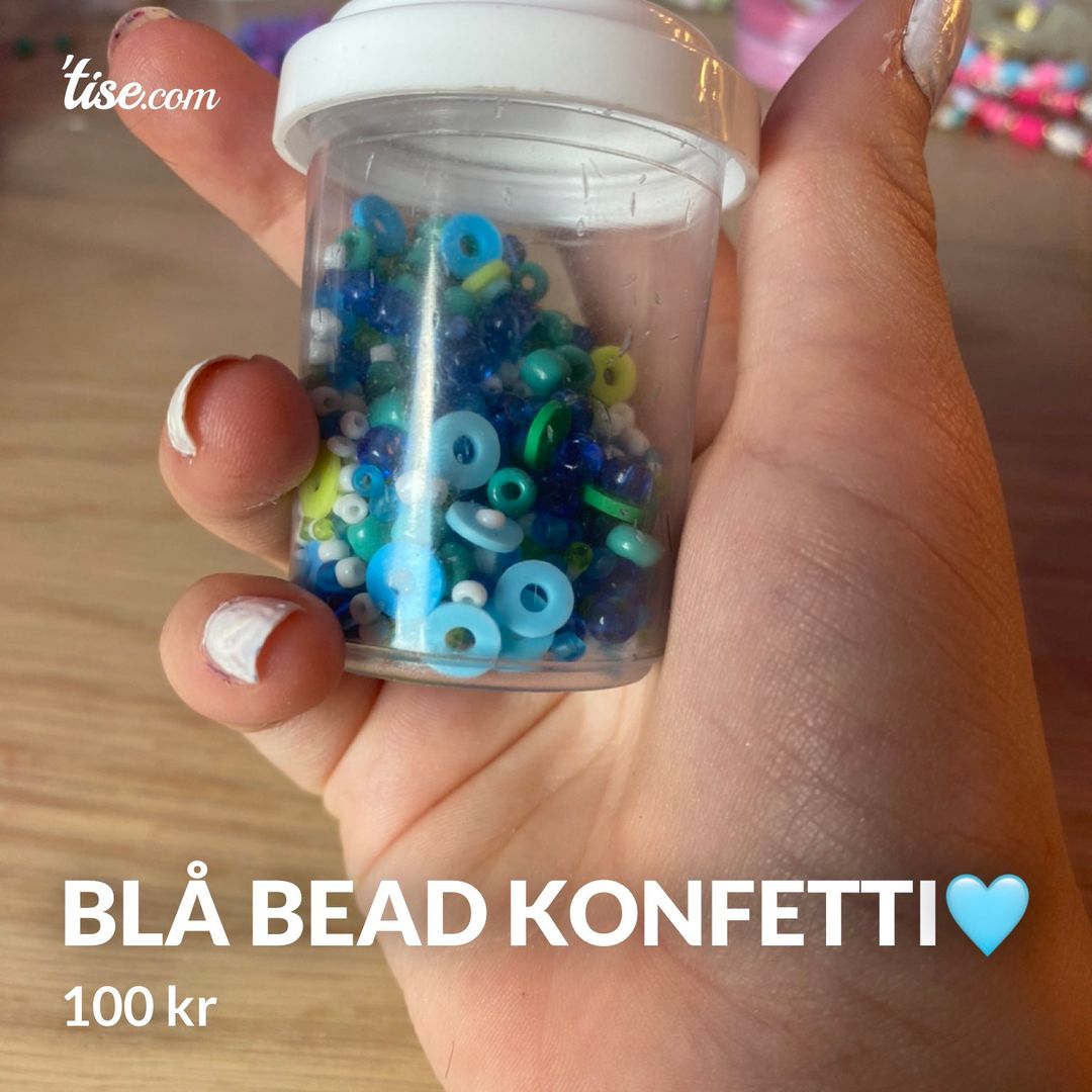 Blå bead konfetti🩵