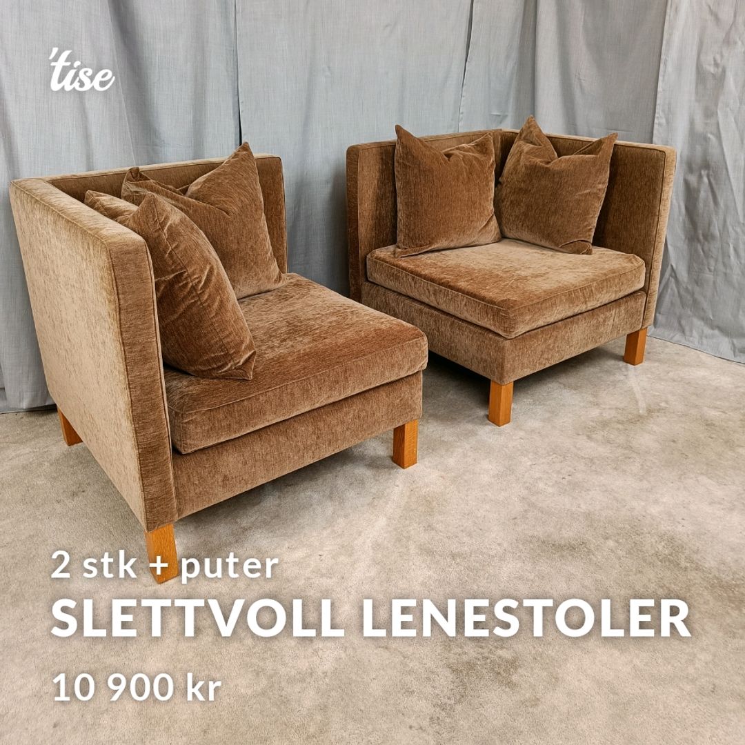 Slettvoll lenestoler