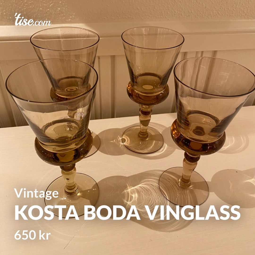 Kosta Boda vinglass