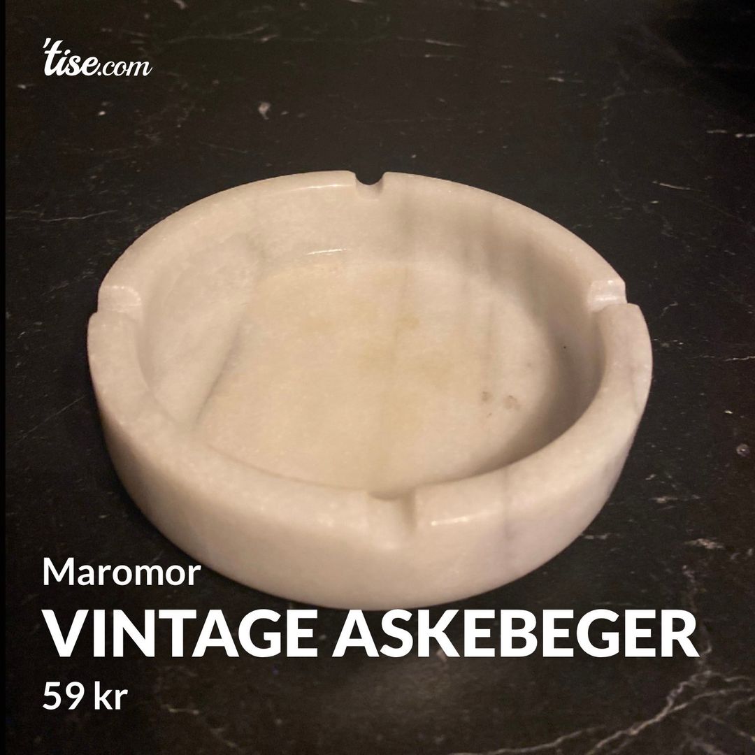 Vintage askebeger