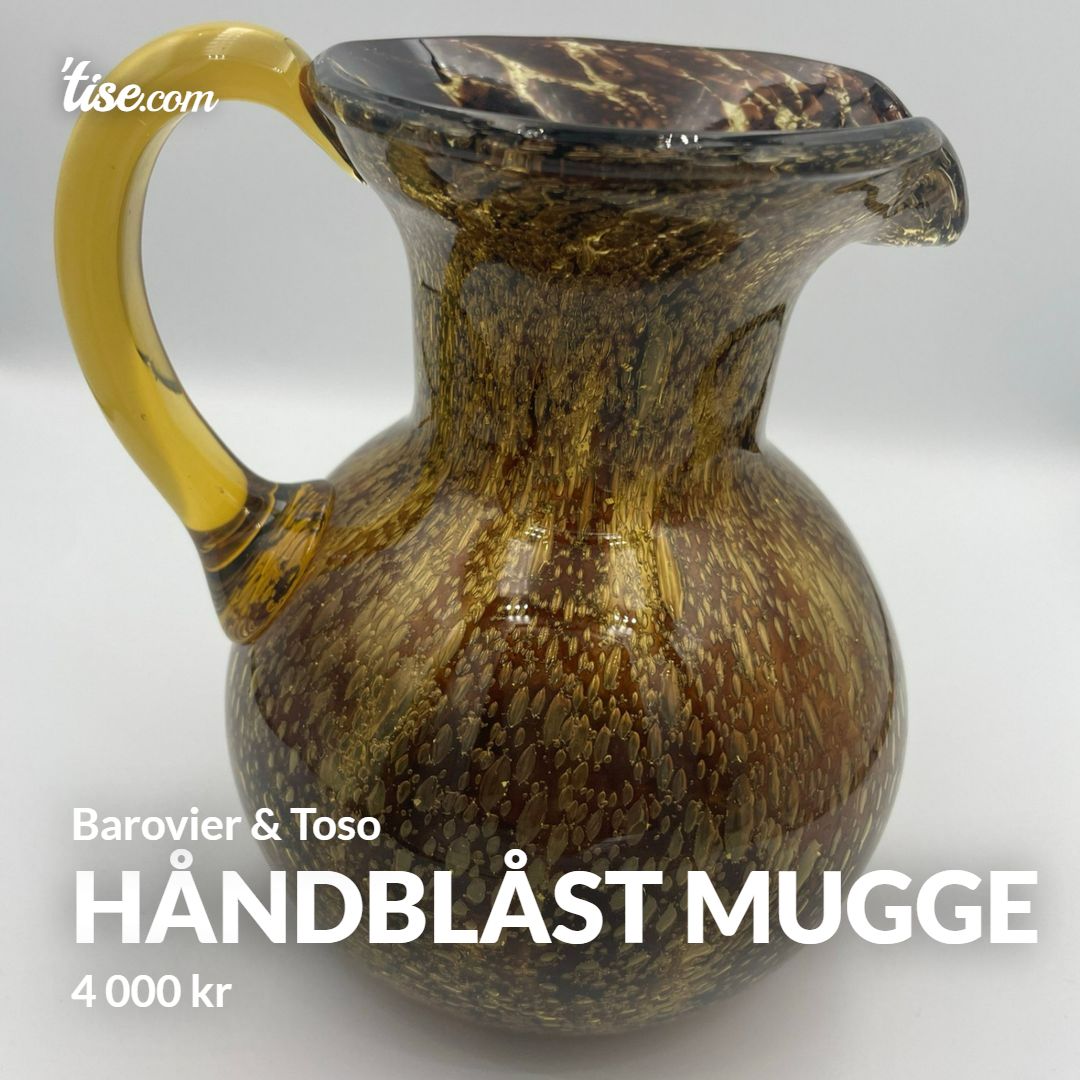 Håndblåst mugge