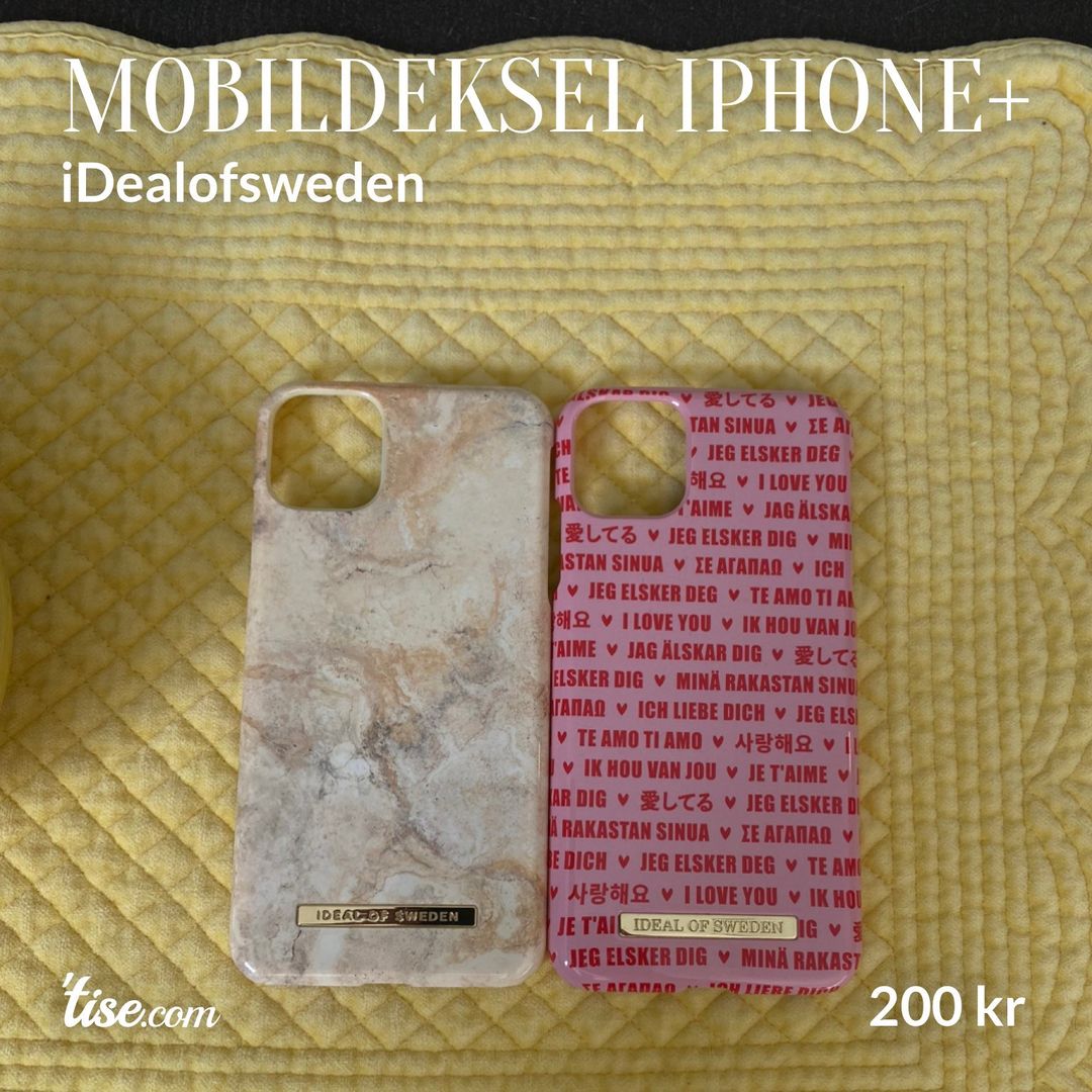 mobildeksel iPhone+