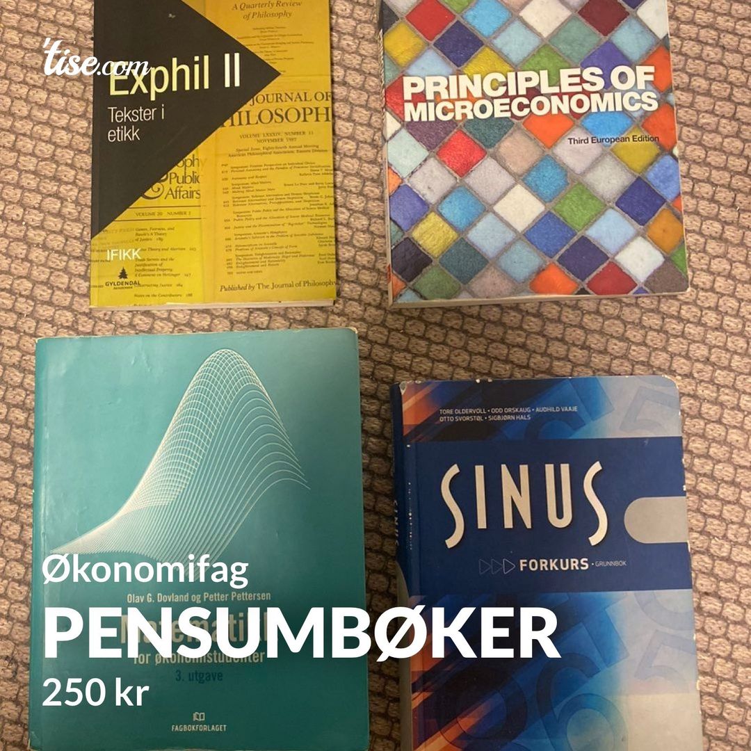 PENSUMBØKER