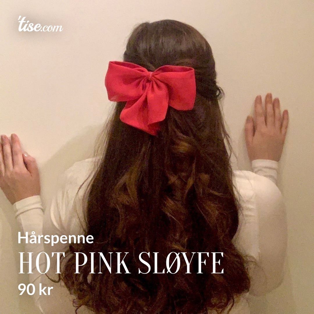 Hot pink sløyfe