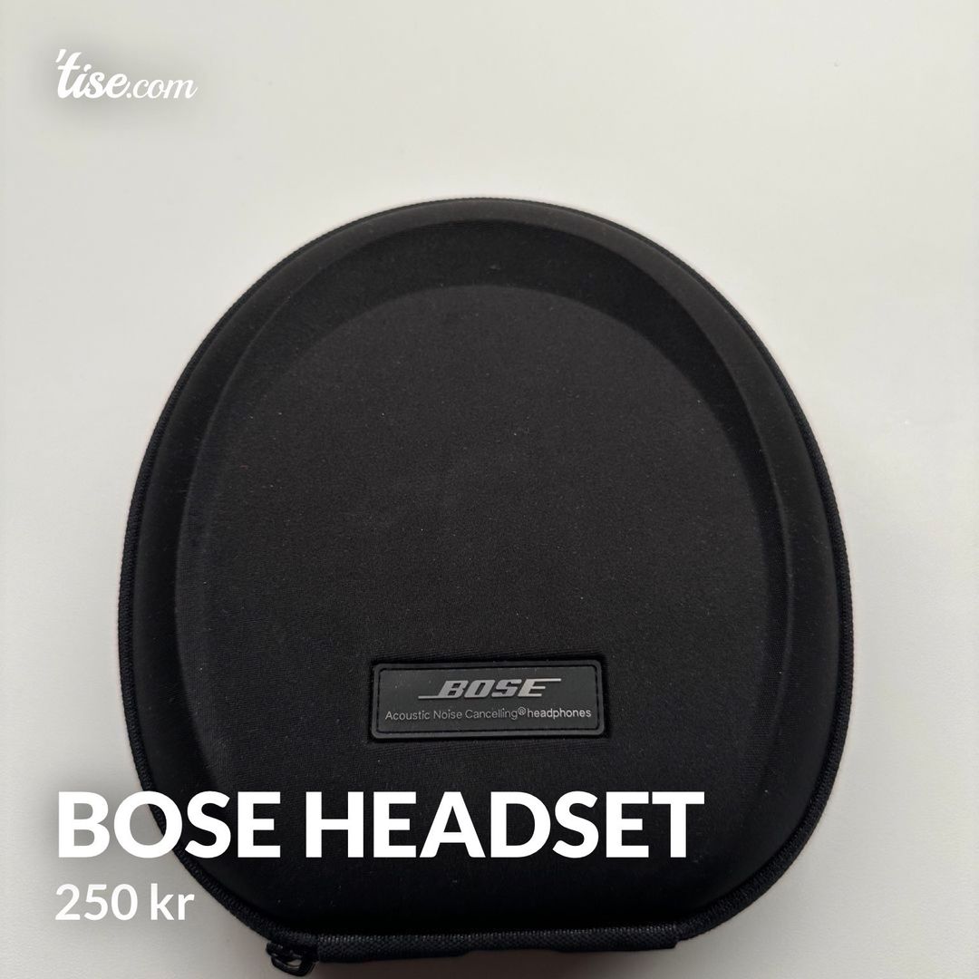 Bose headset