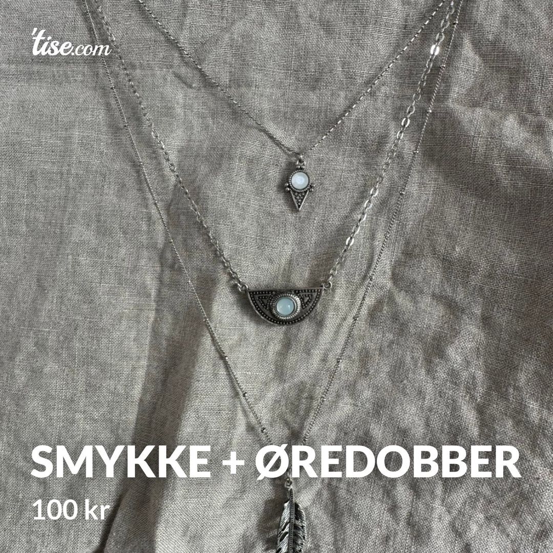 Smykke + øredobber