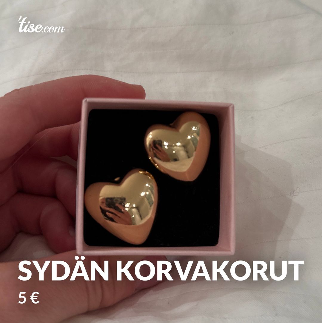 Sydän korvakorut