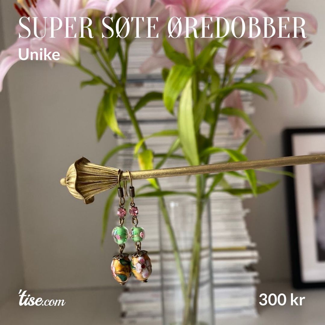 Super søte øredobber