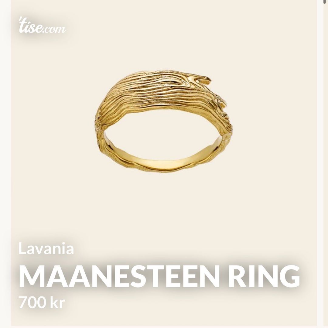 Maanesteen ring